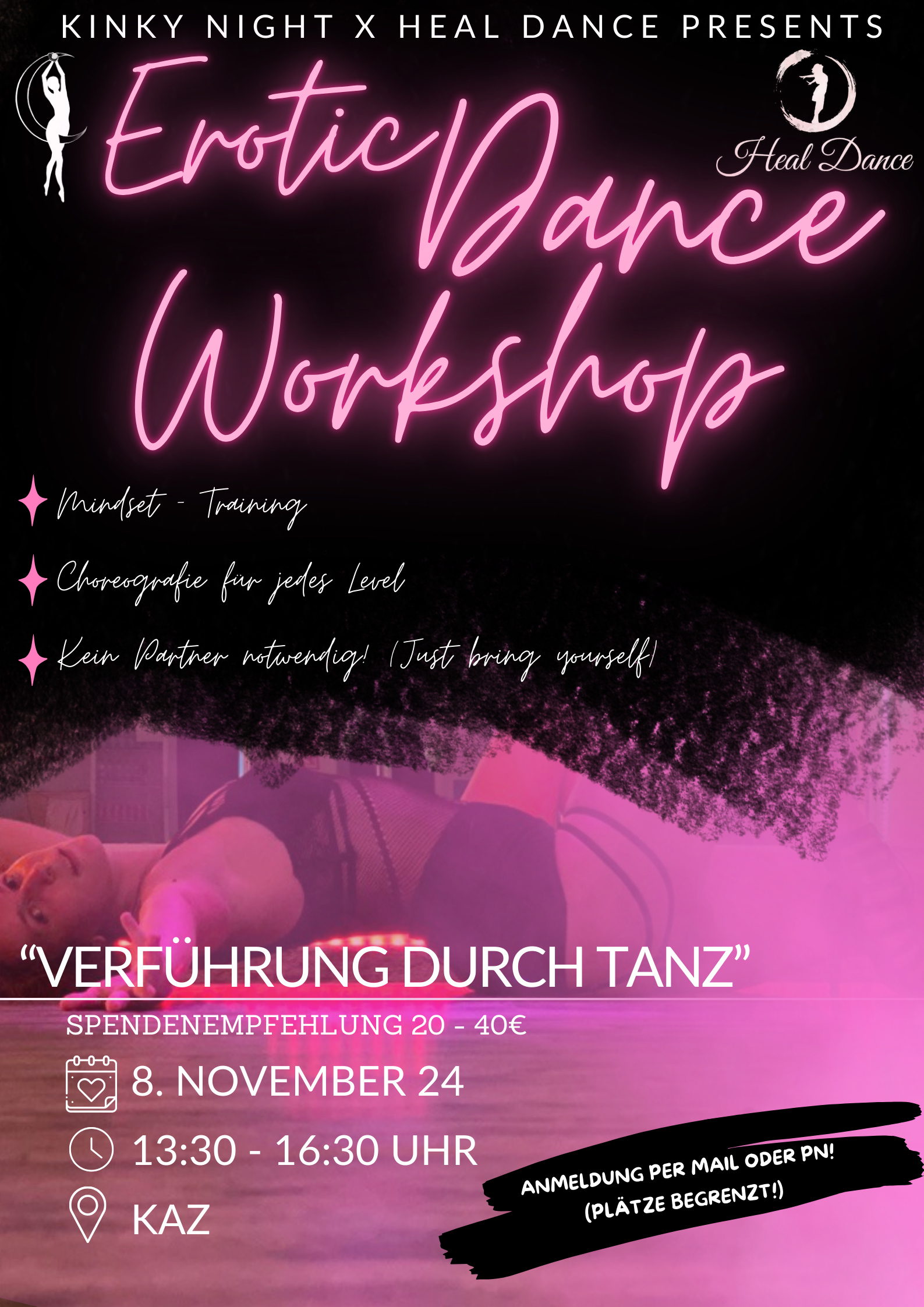 Flyer: EROTIC DANCE WORKSHOP